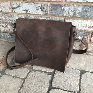 Leather Messenger Bag